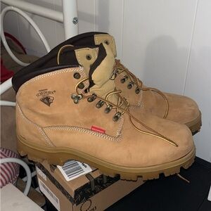 Kodiak Men's Light Brown Leather Boots size 14